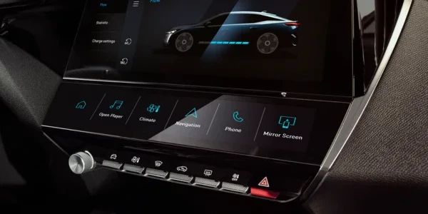 peugeot 408 electrique ecran digital